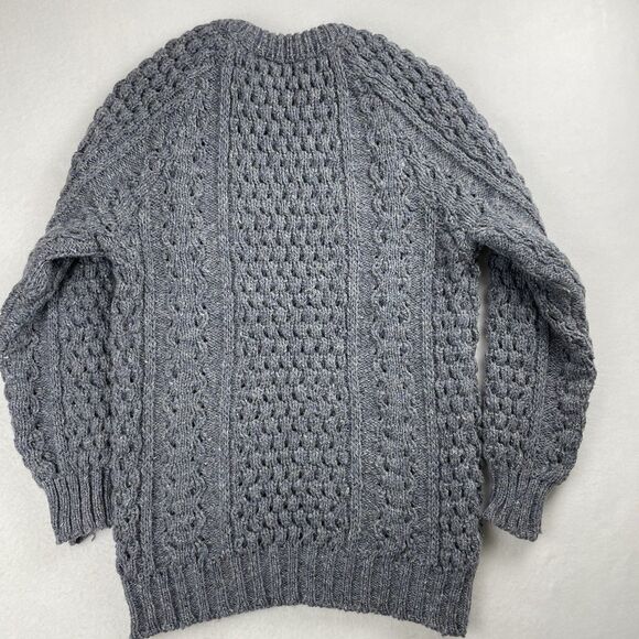 Mairtin Standun 100% Wool Knitted Sweater Unisex Gray Winter-size 38 (10) - Picture 9 of 10